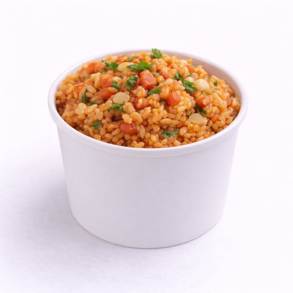 Side of Spanish rice at Kesos Tacos Austin